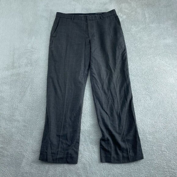 Banana Republic Mens Gray Dress Pants Size 38/32 Polyester & Viscose Blend 0959 - Picture 1 of 10